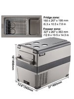 SucceBuy 20L 22L 35L 45L 55L Car Refrigerator Mini Fridge Freezer Portable Compressor Cooler DC 110-240V Ice Box for Camping