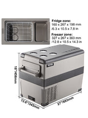 Charger l'image dans la visionneuse de galerie, Amocart 20L 22L 35L 45L 55L Car Refrigerator Mini Fridge Freezer Portable Compressor Cooler DC 110-240V Ice Box for Camping
