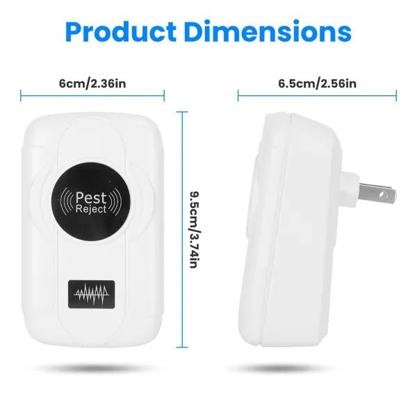 6-Pack Ultrasonic Insect Repellent - Dual Sound-Wave Tech - AMOCART74debcb1cc99924d0e8ff9443c59f985