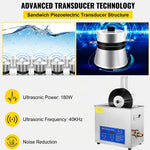 Amocart 6L Knob Ultrasonic Vinyl Record Cleaner Portable Washing Machine Ultrasound Dishwasher Contact Lenses Dental Jewelry