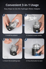 Load image into Gallery viewer, Portable Hydrogen Water Generator Bottle Rechargeable Electric Alkaline Water Ionizer Cup Hydrogen-Rich Health Care Drinkware
