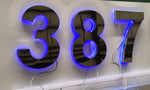 Custom Yacht Boat Letters Seawater Resistant Boat Name Sign Led Vessel Name Sign 3D Illuminated Stainless Steel Signage