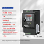 VFD 0.75KW 1.5KW 2.2KW 4KW 5.5KW Frequency Inverter 1PH/3PH 220V 380V Output Frequency Converter Variable Frequency Drive