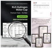 Load image into Gallery viewer, Portable Hydrogen Water Generator Bottle Rechargeable Electric Alkaline Water Ionizer Cup Hydrogen-Rich Health Care Drinkware
