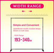 Load image into Gallery viewer, Double-Crossbar Backdrop Background Stand Frame Support System For Photography Photo Studio Video Muslin Green Screen

