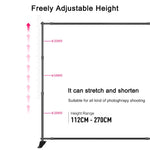 Background Stand Photo Frame Photography Crossbar Wedding Outdoor Bithday Decoration School Photographic Backdrop Party