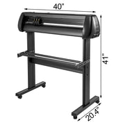 Bild in Galerie-Viewer laden, Amocart 34 Inch Vinyl Cutting Plotter Cutter Machine with 3 Blades SIGNMASTER Software Kit for Sign/Drawing/Decoration/Sticker
