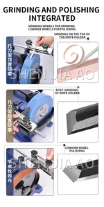 Low-speed water-cooled sharpener for household small woodworking tools, engraving knives, chisels, electric desktop sharpeners