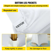 Charger l'image dans la visionneuse de galerie, Amocart 12/30/50/100Pcs Wedding Chair Cover Spandex Stretch Slipcover for Restaurant Banquet Dining Party White Chair Cover
