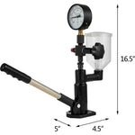 SucceBuy Diesel Fuel Injector Nozzles Tester with Scale Gauge Common Rail Pressure Tester Repair Tool for Automobiles Tractors