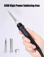Load image into Gallery viewer, WEP 927-II 2 Helping Hands Electric Soldering Iron Station Digital Display 60W Soldering iron Kit Temperature Adjust Welding Too
