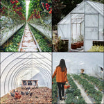 Amocart Agricultural Greenhouse Film Clear Plastic Farm Crops Vegetable Cover UV Resistant Polyethylene Covering Plants Flowers