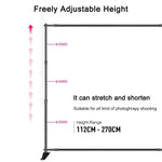 Background Stand Photo Frame Photography Crossbar Wedding Outdoor Bithday Decoration School Photographic Backdrop Party