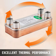 Bild in Galerie-Viewer laden, Amocart 30/40/60 Plates Heat Exchanger Wort Chiller Stainless Steel Homebrew Brewing Beer Cooler Counterflow  Water Heating
