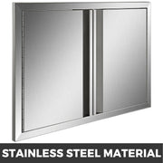 Load image into Gallery viewer, SucceBuy Stainless Steel BBQ Cabinet Access Door W/ Recessed Handle for Indoor/Outdoor Kitchen BBQ Island Kitchen Sink Fireplace
