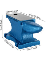SucceBuy 10-45KG Anvil Blacksmith Forged Metal Work Jewelry Metalsmiths Metal Riveting Flattening Forging Forming Bench Tools