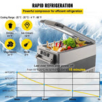 Amocart 20L 22L 35L 45L 55L Car Refrigerator Mini Fridge Freezer Portable Compressor Cooler DC 110-240V Ice Box for Camping