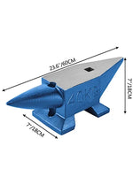 SucceBuy Single Round Horn Anvil Cast Steel Block Blacksmith Bench Tool 10-60KG Jewelery Making Manual Equipment for Metalsmiths