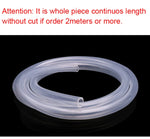 1/5 Meters Food Grade Clear Transparent Silicone Rubber Hose ID 0.51 2 3 4 5 6 7 8 9 10 12mm O.D Flexible Nontoxic Silicone Tube