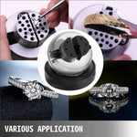 Amocart 10Kg Full Set 5in Engraving Vise Standard Block Ball Inlaid Diamonds Jewelry Adjustable Setting Tool 34Pcs Attachments