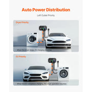 Charger l'image dans la visionneuse de galerie, Amocart Smart Power Distribution for Dryer and EV, 3-Color LED Indicator, With NEMA 14-30 Plug, NEMA 14-30 &amp; NEMA 14-50 Outlets
