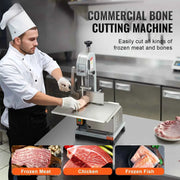 Bild in Galerie-Viewer laden, Amocart Commercial Electric Meat Bandsaw 650W 1800W Stainless Steel Countertop Bone Sawing Machine Frozen Fish Cutter for Pork
