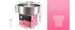 SucceBuy Electric Cotton Candy Machine Commercial Floss Maker Stainless Steel Bowl Sugar Scoop and Drawer for Birthday Party