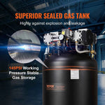 Amocart 80 Gallon Air Compressor for Industrial Sites Auto Repair 6.5HP 145PSI Oil Free Ultra Quiet Air Compressor Heavy