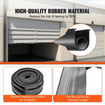 Amocart 3m 4.8m 6m Garage Door Seals Bottom Rubber U Shape +O Ring Garage Door Weather Stripping Universal Weatherproof Rubber