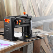Charger l'image dans la visionneuse de galerie, TAO Amocart Electric Thickness Planer Benchtop 13inch Wood Planer with 3 Blades Two Speed 15-Amp 2000W for DIY

