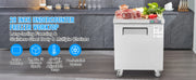 Bild in Galerie-Viewer laden, Amocart Commercial Frozen Refrigerator Sandwich Salad Prep Table 7.4Cu.Ft Food Prep Frost Free Refrigerator for Restaurant
