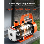 Charger l'image dans la visionneuse de galerie, Amocart 3.5 CFM 1/4 HP HVAC Single Stage AC Vacuum Pump &amp; Oil Bottle for R134a R22 R410a Systems, Air Conditioner Maintenance
