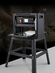 Charger l'image dans la visionneuse de galerie, Amocart Electric Planer 12.5/13 inch Thicknesser Wood Planer With Stand &amp; Dust Exhaust 1800W 8000RPM for Woodworking Power Tool

