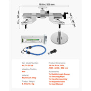 Charger l'image dans la visionneuse de galerie, Amocart Wheel Alignment Tool Heavy Duty Toe &amp; Camber Alignment Plates with Digital Angle Finder for Home Use Fits Car Truck SUV
