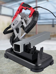Charger l'image dans la visionneuse de galerie, Amocart Portable BandSaw 5Inch Cutting Capacity Cordless Variable Speed 10Amp Motor Deep Cut Bandsaw for Metal Wood Pipes Rebar
