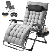 Charger l'image dans la visionneuse de galerie, Amocart Zero Gravity Chair Zero Gravity Recliner Lounge Chair Adjustable Anti Gravity Chair with Cushion Footrest and Cupholder
