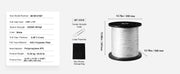Bild in Galerie-Viewer laden, Amocart Polyester Pull Tape Mule Flat Rope Printed Webbing Cable Pulling Tape for Packaging Gardening Electrical Conduit Work
