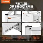 SucceBuy Laundry Pedestal Washer And Dryer Base Stand Platform Heavy Duty Multi-Functional Base with Drawer & Rich Accessories