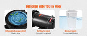 Charger l'image dans la visionneuse de galerie, Amocart Swimming Pool Pump 1.5HP / 2.0HP Single Speed Pumps for Above Ground Pool with Strainer Filter Basket ETL Certification
