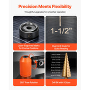 Charger l'image dans la visionneuse de galerie, Amocart 10/15 Ton Knockout Punch Set 1/2in to 2 or 4in KO Tools Kit W/6 Dies for Electrical Control Cabinets Switch Cabinets
