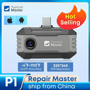 Load image into Gallery viewer, P1 thermal camera 320*240 X³IR Resolution for ios and Android Phone 600℃ High Temp Measurement Range 25Hz for Hvac Inspect
