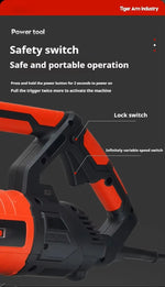 Electric Concrete Wall Cutter 5000W High Power Chainsaw Cutting Machine, Chainsaw Multi-Function Slotting Tool for Building