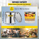 Amocart 20L 30L Water Alcohol Brewing Distiller DIY Moonshine Apparatus Stainless Steel Still Whisky Beer Brandy Home Appliance