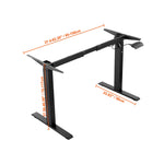 Amocart Standing Desk Frame  Electric Stand Up Computer Desk Legs Ergonomic DIY Workstation Base for Home Office Black white