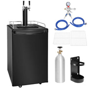 Charger l'image dans la visionneuse de galerie, Amocart 152L Stainless Steel Beer Kegerator Draft Beer Dispenser Adjustable Faucet Regulator Keg Refrigerator Dual Tap for Home
