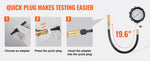 Amocart Diesel Engine Compression Tester 18 pcs Cylinder Pressure Test Tool Kit Diesel Injector Tester Check Cylinder For Truck