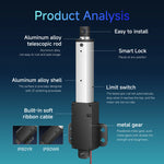 Mini telescopic linear actuator small micro 6V/12V/24VDC electric linear actuator stroke range 10-200mm Stronger load capacity