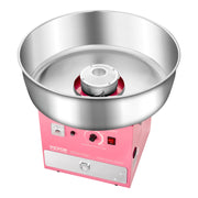 Bild in Galerie-Viewer laden, Amocart Electric Cotton Candy Machine Commercial Candy Floss Sugar Maker with 20.5 in Stainless Steel Bowl Sugar Scoop Pink
