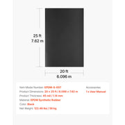Bild in Galerie-Viewer laden, Amocart Roll Rubber Roofing, Weather Resistant Flexible Roof Material for Long Lifespan
