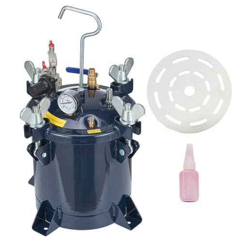 Amocart 10L Spray Paint Pressure Pot Tank Air Paint Pressure Pot Metal Rack Leak Repair Sealant for Industry Home Construction